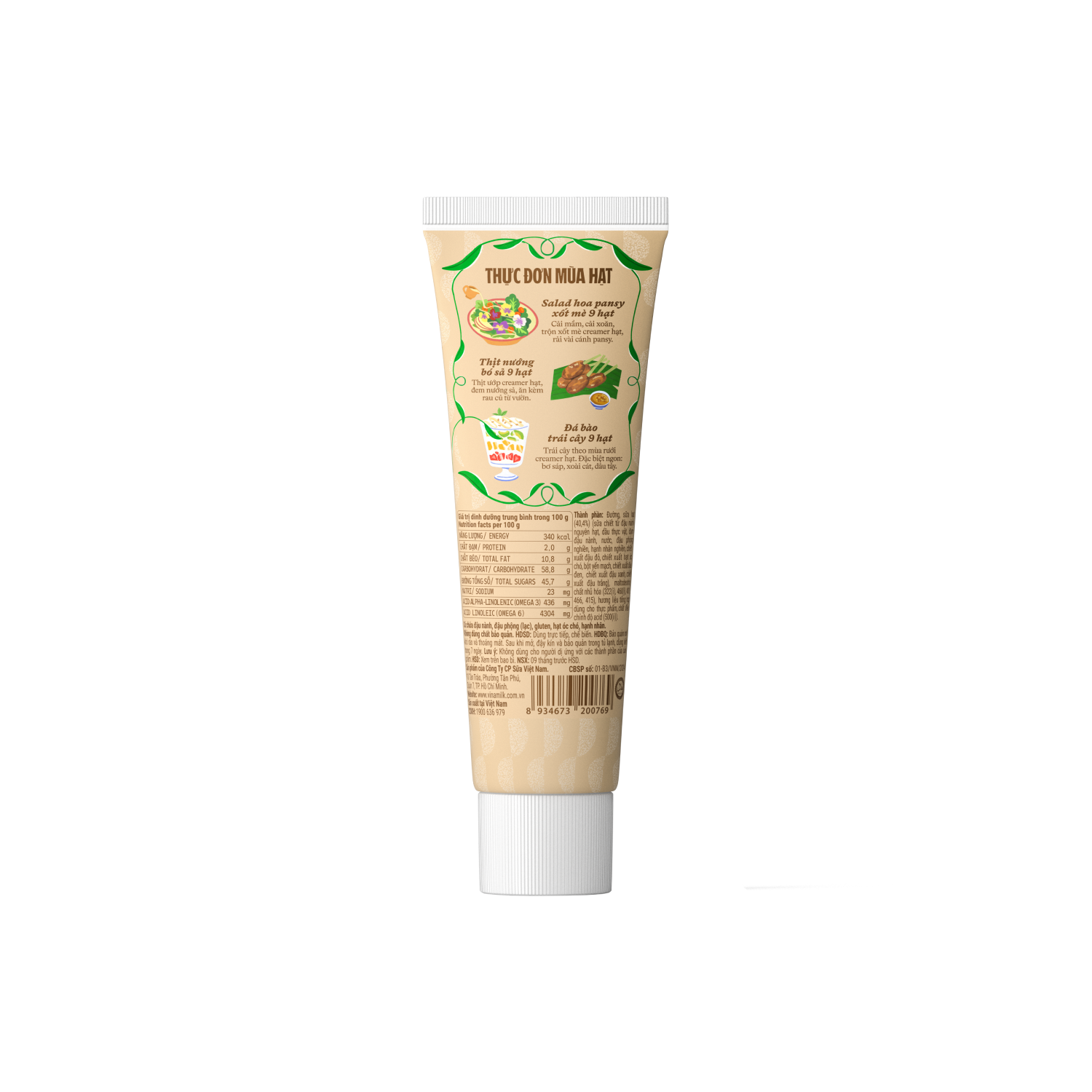 Creamer Vinamilk 9 loại hạt 165g