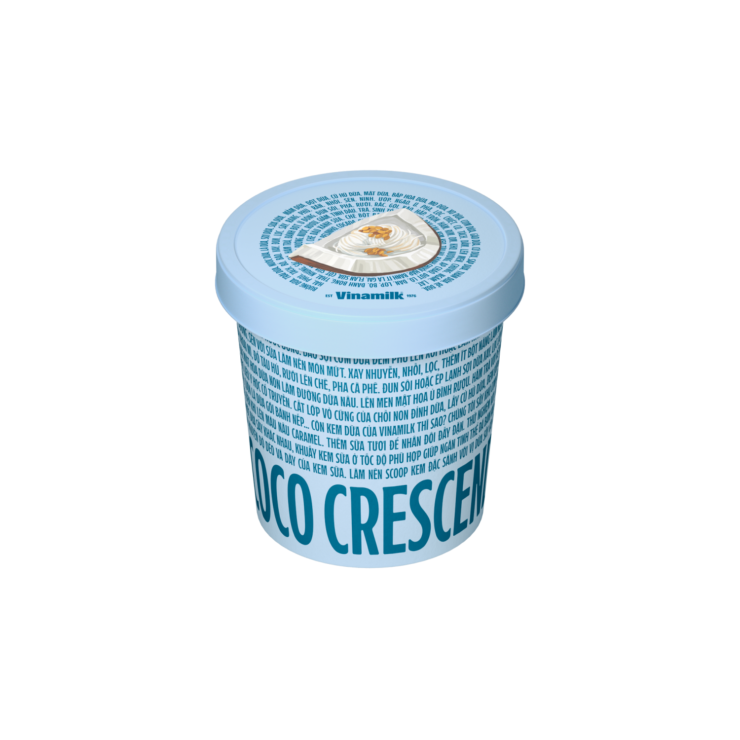 Kem hộp Vinamilk Gelato Dừa 400ml Thùng 4 hộp