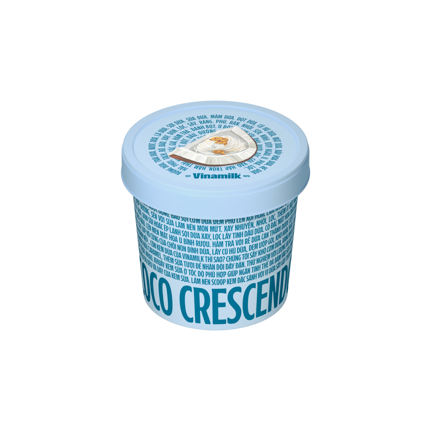 Kem hộp Vinamilk Gelato Dừa 90ml Thùng 12 hộp