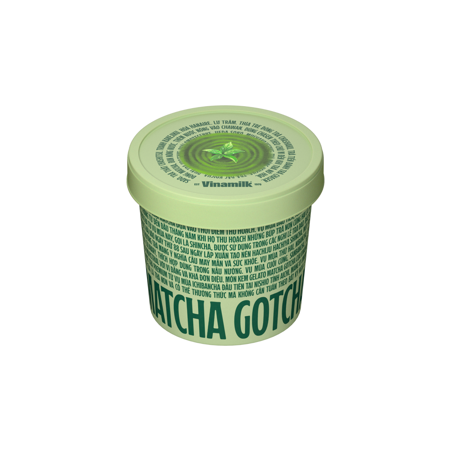 Kem hộp Vinamilk Gelato Matcha 90ml Thùng 12 hộp