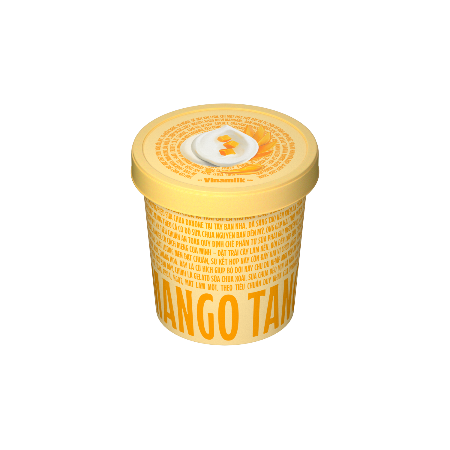 Kem hộp Vinamilk Gelato Sữa chua Xoài 400ml Thùng 4 hộp