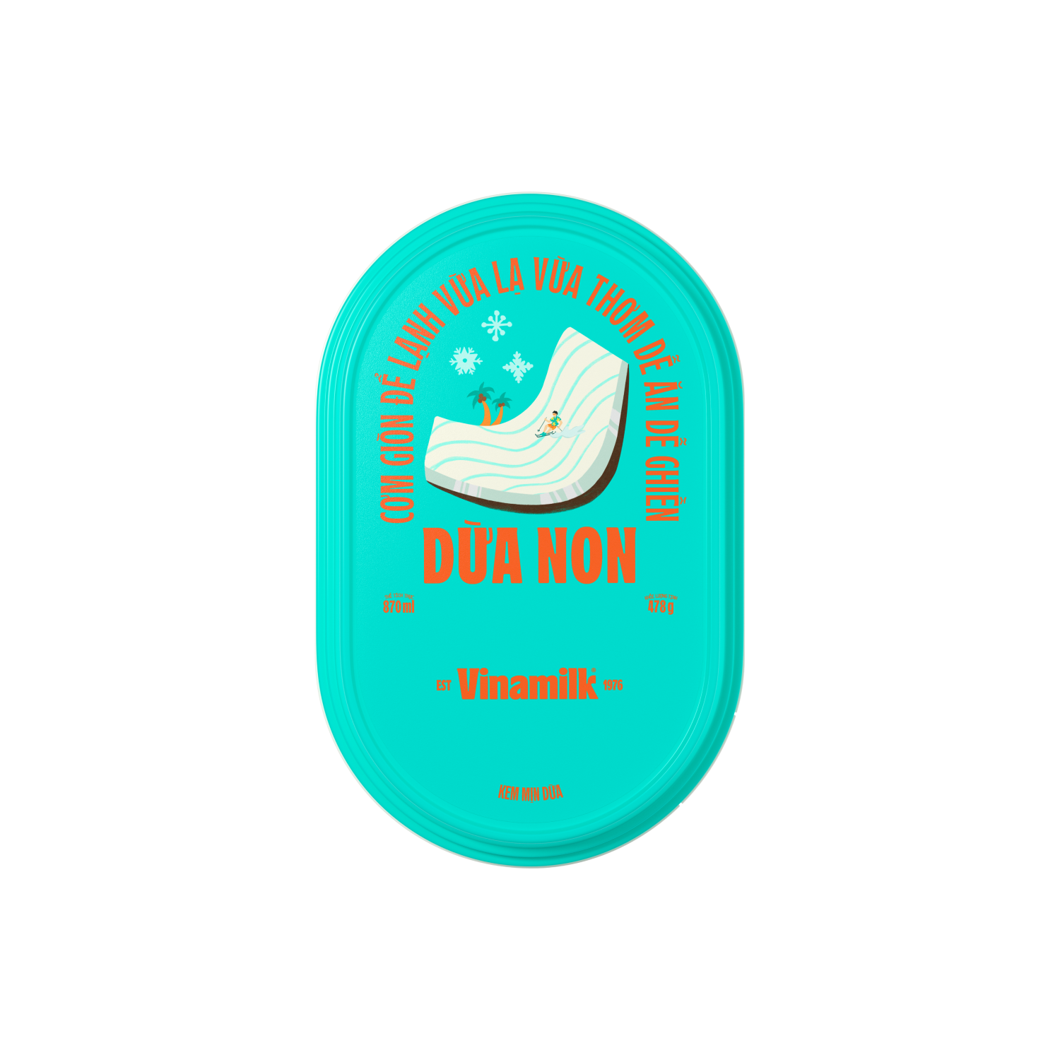 Kem hộp Vinamilk Dừa 870ml