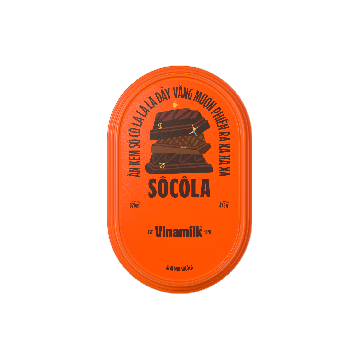 Kem hộp Vinamilk Sôcôla 870ml