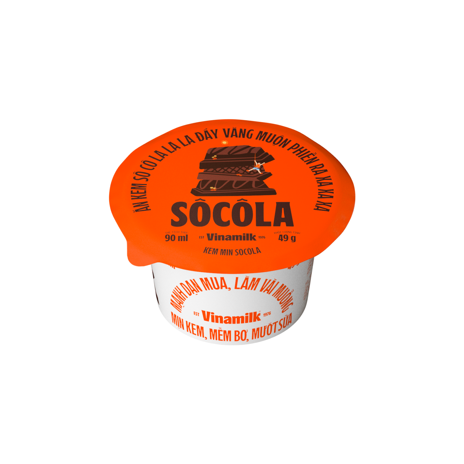 Ice Cream Pint Vinamilk Chocolate 90ml