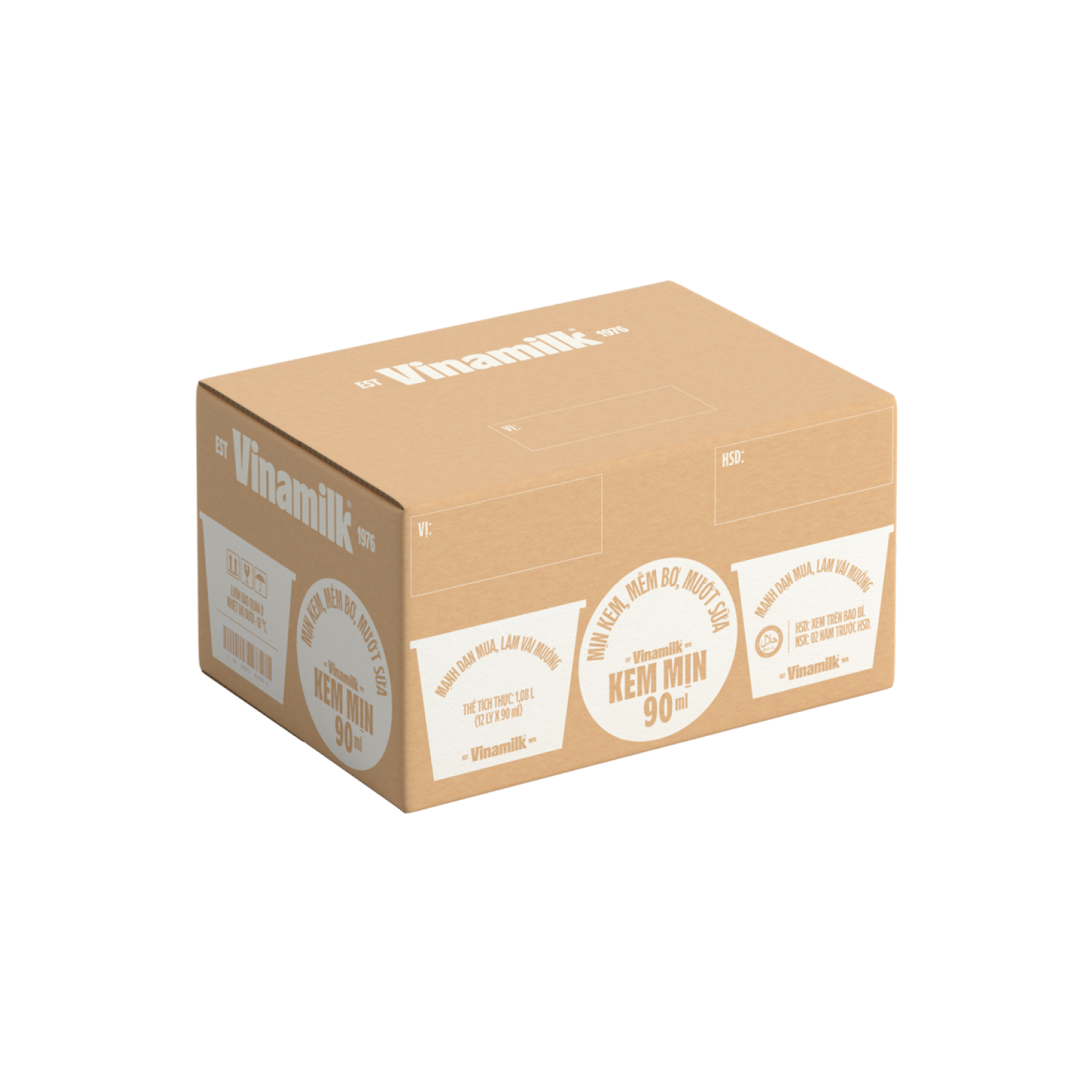 Ice Cream Pint Vinamilk Chocolate 90ml