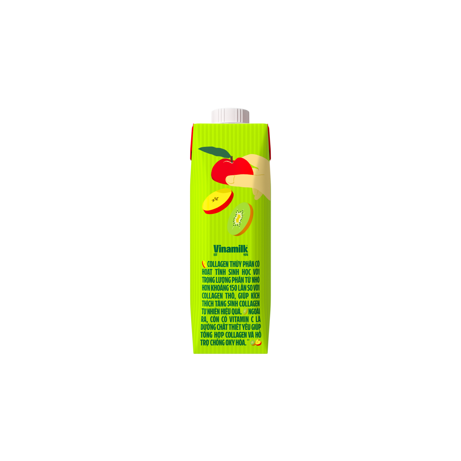 Nước ép Vinamilk Kiwi Táo Collagen 275ml