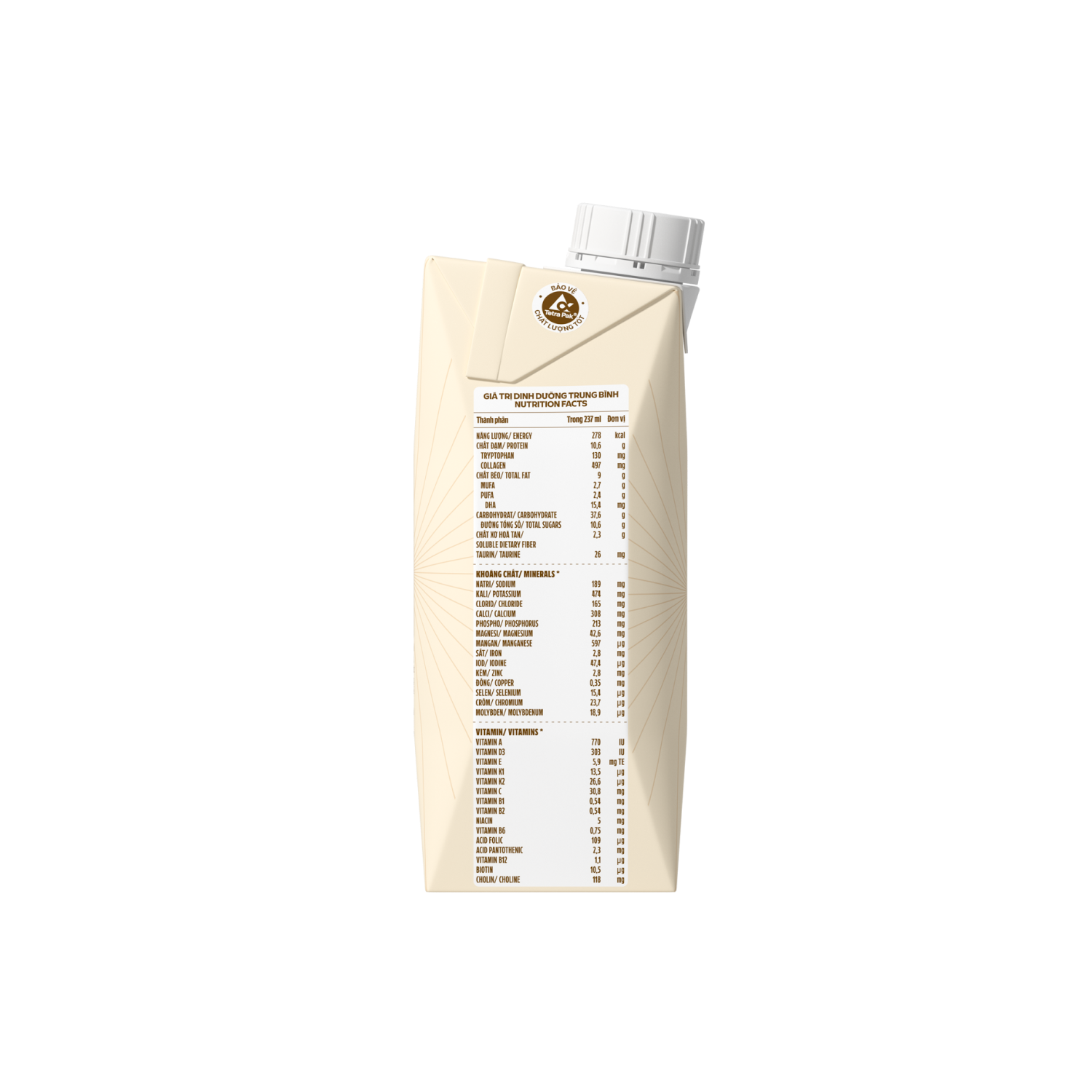 Sữa bột cho người lớn tuổi Sure Gold pha sẵn 237ml