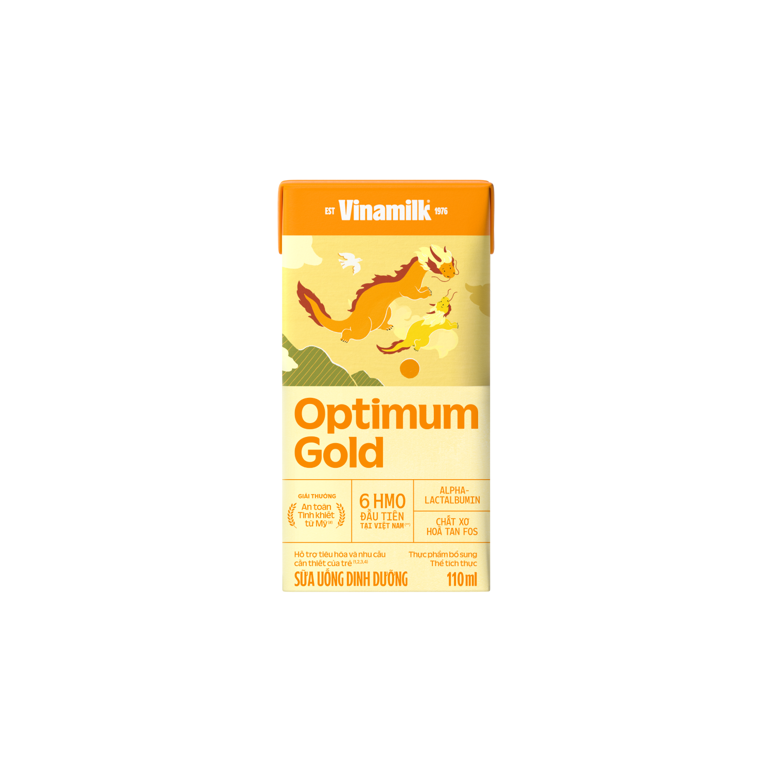 Sữa bột trẻ em pha sẵn Optimum Gold (trên 1 tuổi) 110ml Thùng 48 hộp