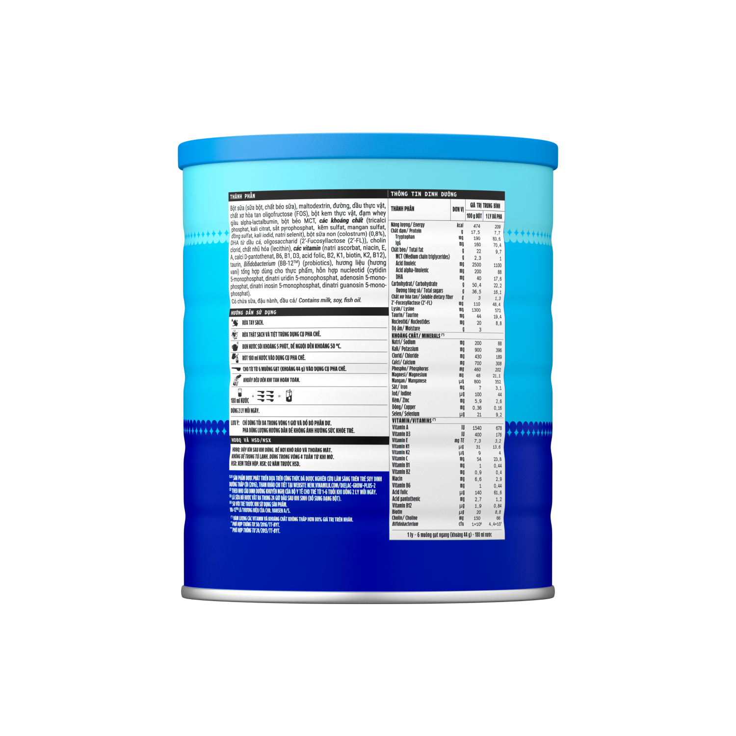 Infant Formula Dielac Grow Plus 2+ (2–10 Years) 1,4kg