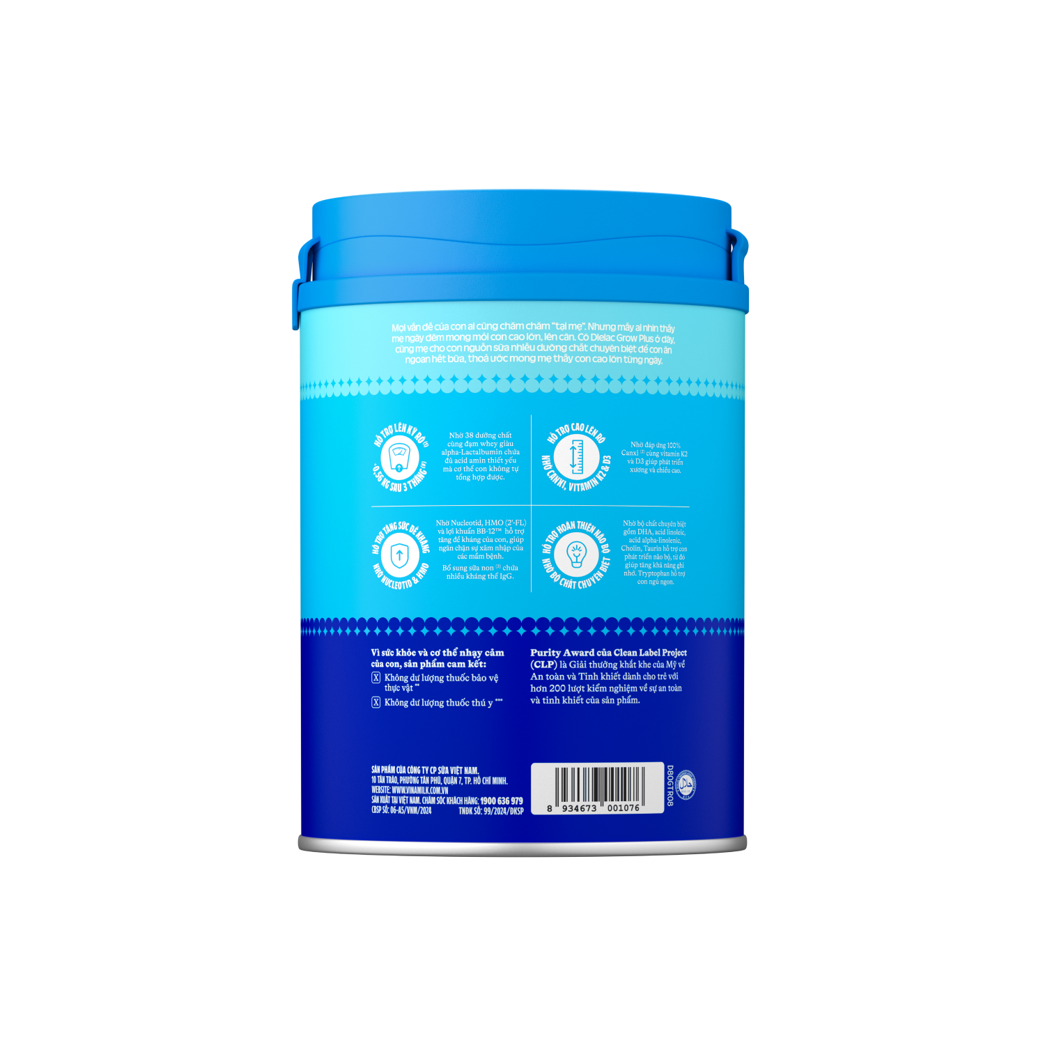 Infant Formula Dielac Grow Plus 2+ (2–10 Years) 850g