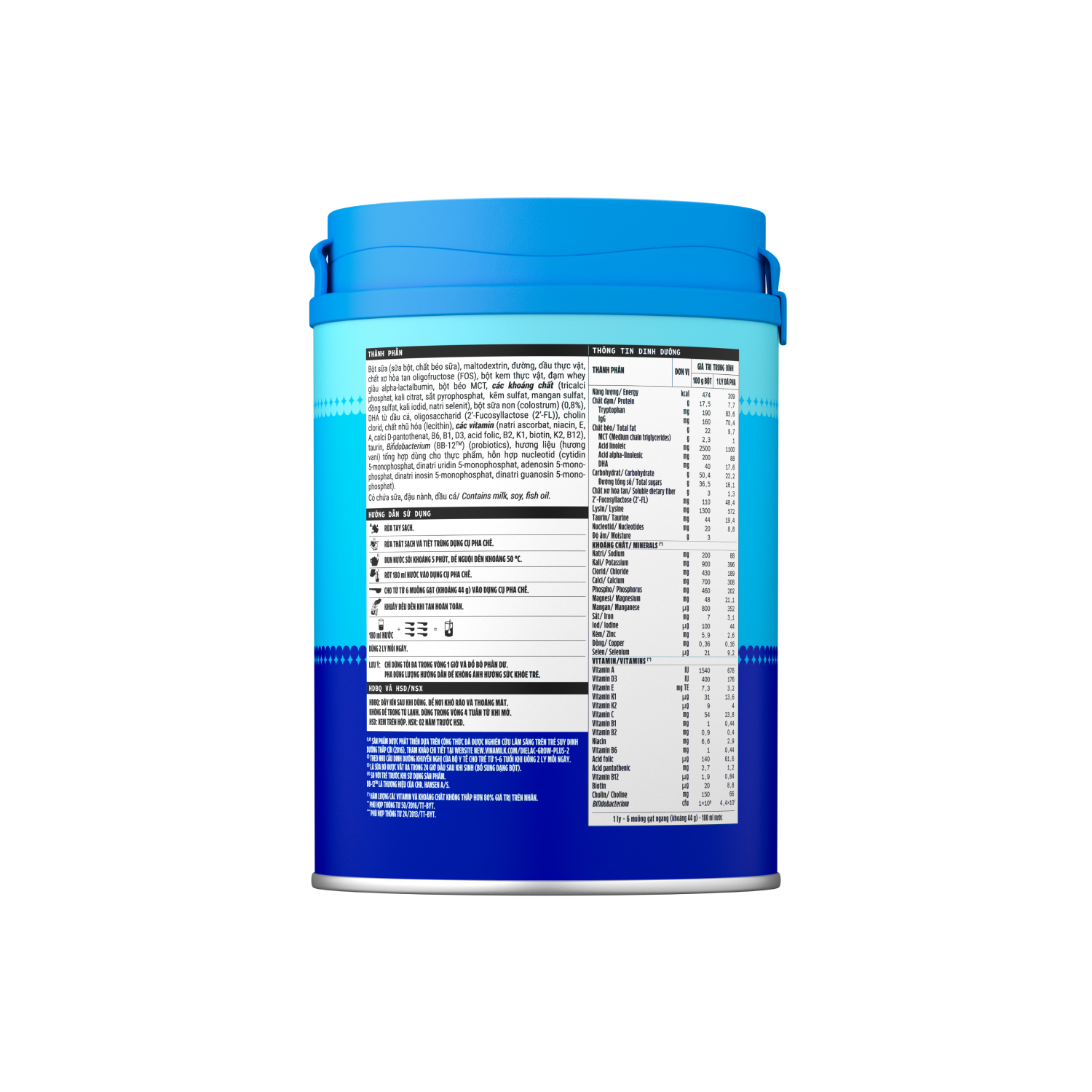 Infant Formula Dielac Grow Plus 2+ (2–10 Years) 850g