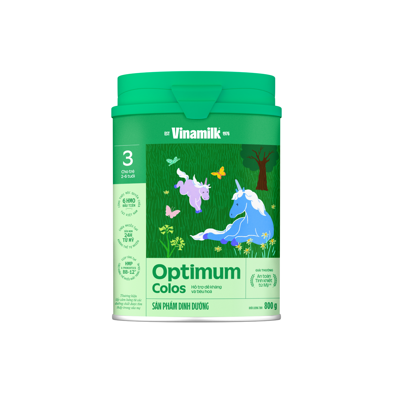 Sữa bột trẻ em Optimum Colos 3 (2-6 tuổi) 800g