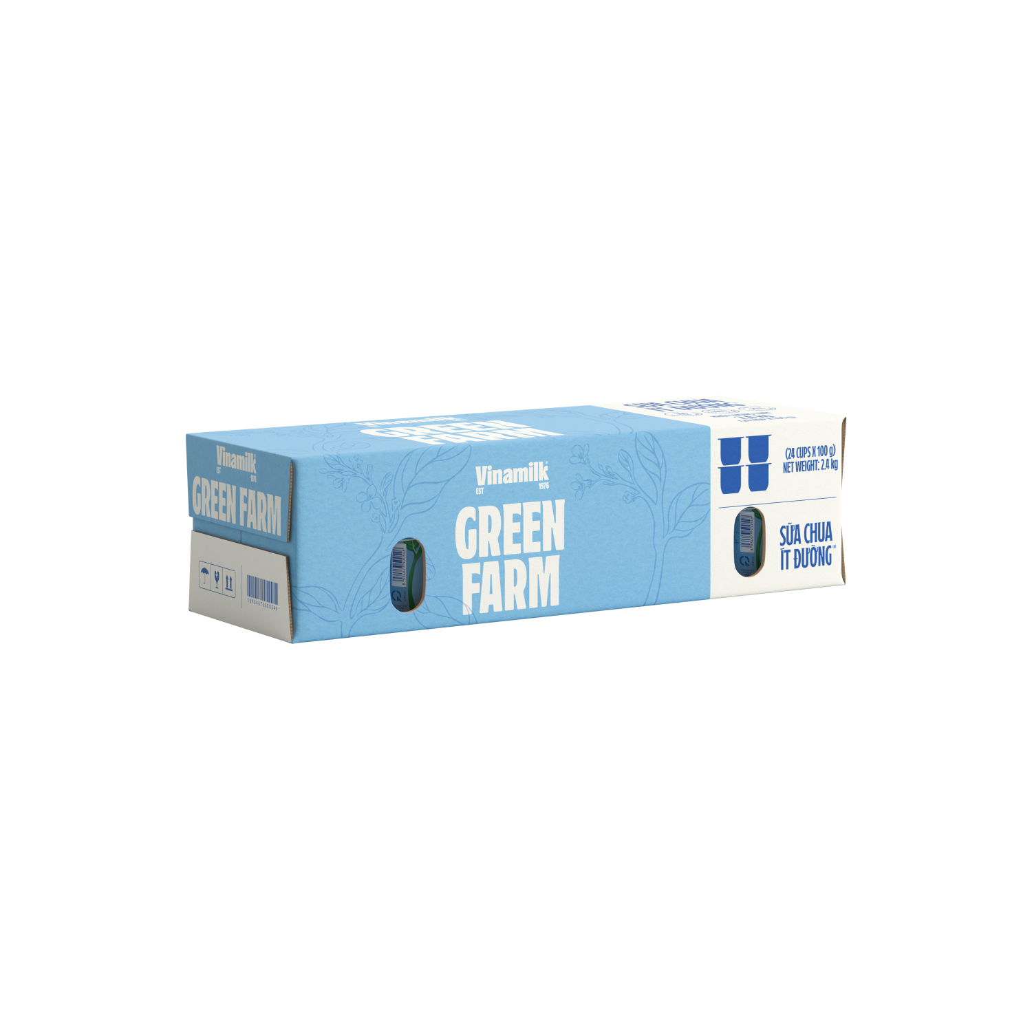 Sữa chua ăn Green Farm Ít đường 100g