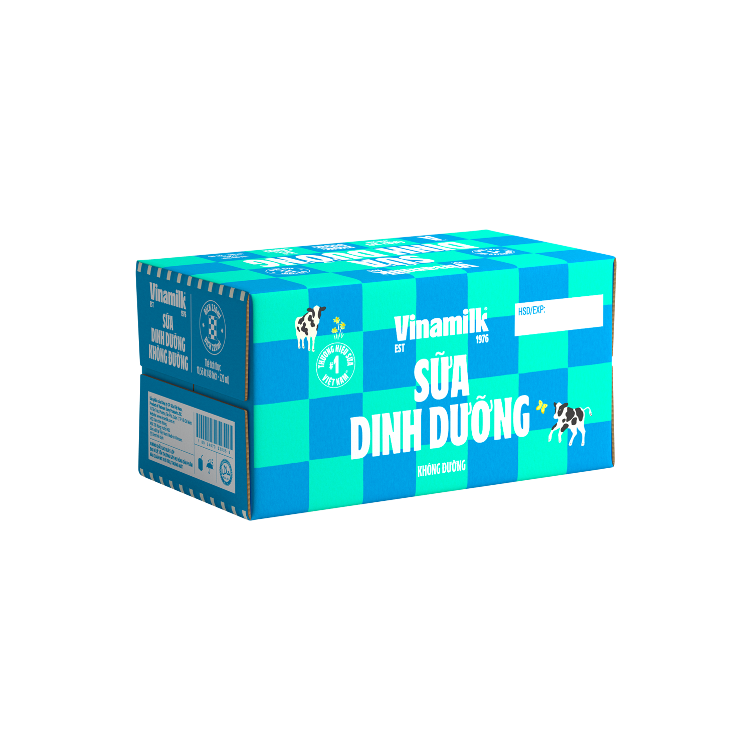 Nutritious Milk Vinamilk Unsweetened 220ml