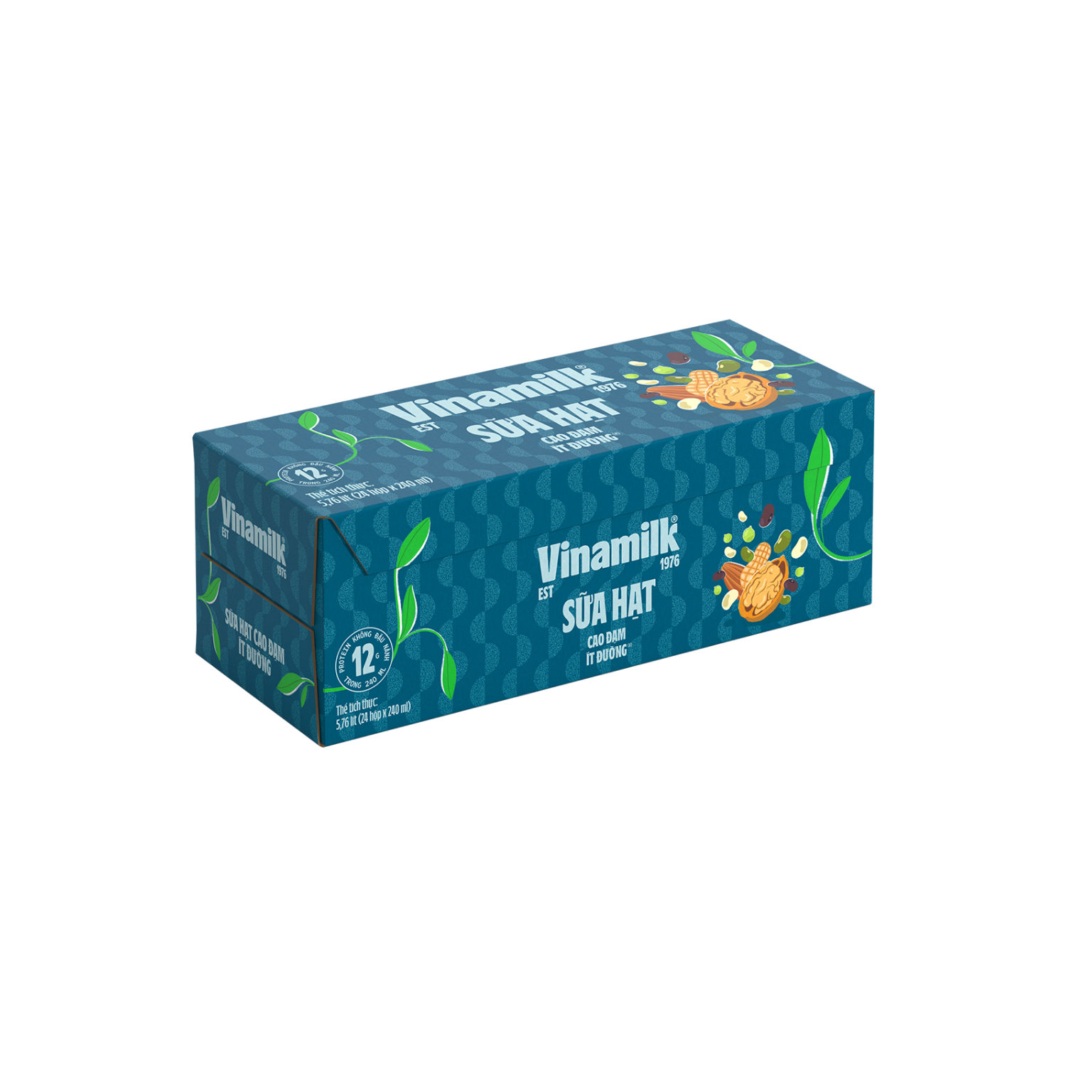 Sữa hạt Vinamilk Cao Đạm ít đường 240ml