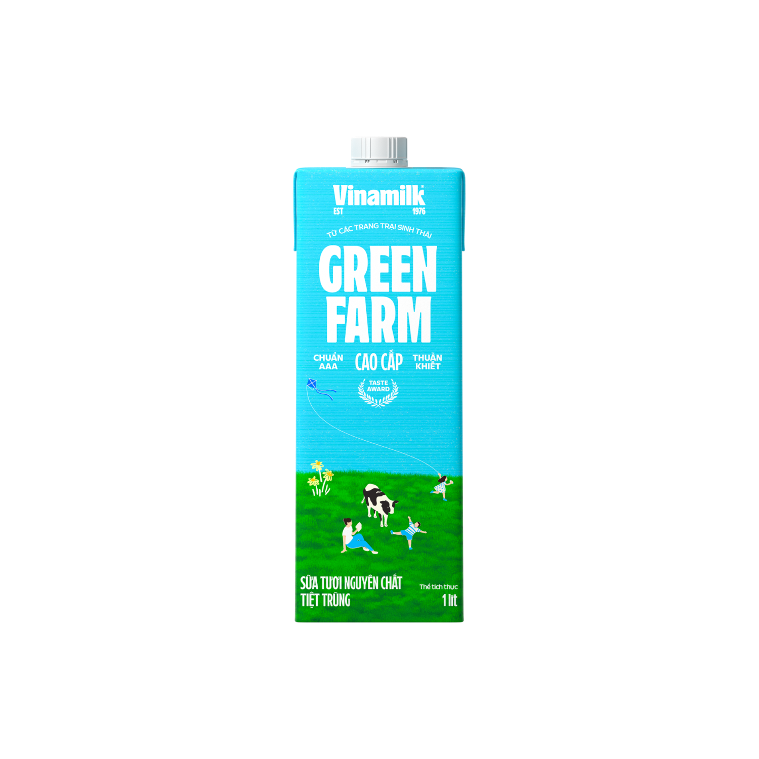 Sữa tươi tiệt trùng Green Farm Không đường 1L