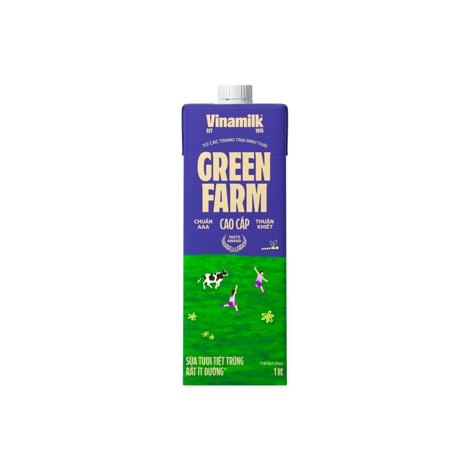 Sữa tươi tiệt trùng Green Farm Rất ít đường 1L