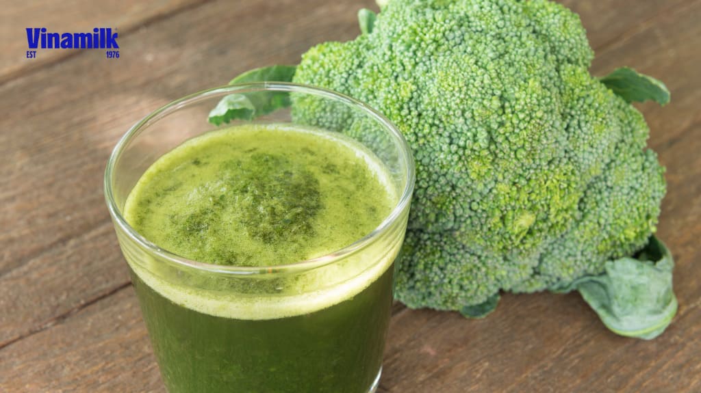 Nước ép bông cải xanh có vị ngọt thanh