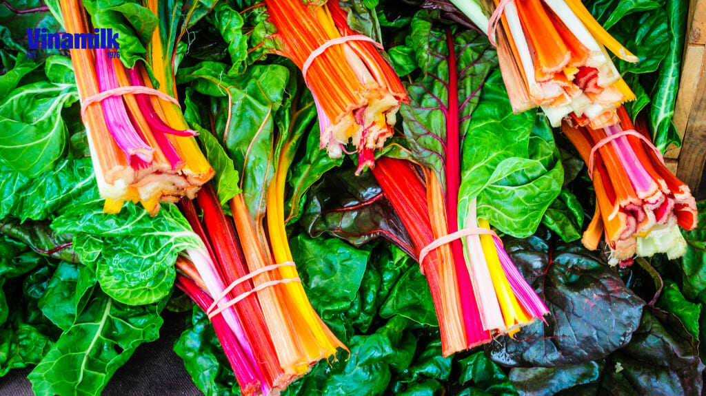 Rau cải cầu vồng cung cấp các loại vitamin thiết yếu