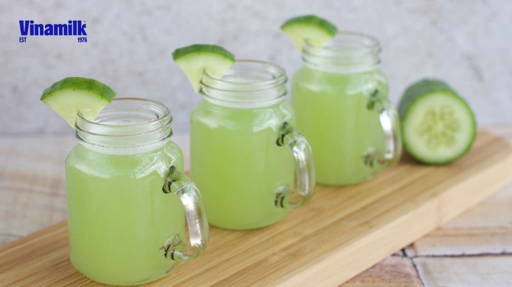 Nước ép dưa chuột giúp mái tóc khỏe mạnh