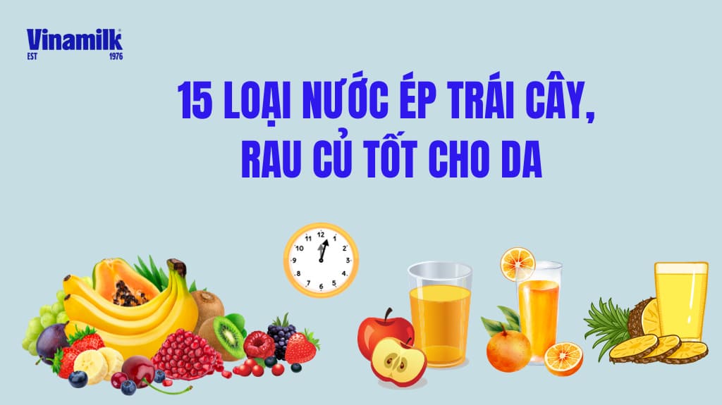 Nước ép trái cây đẹp da