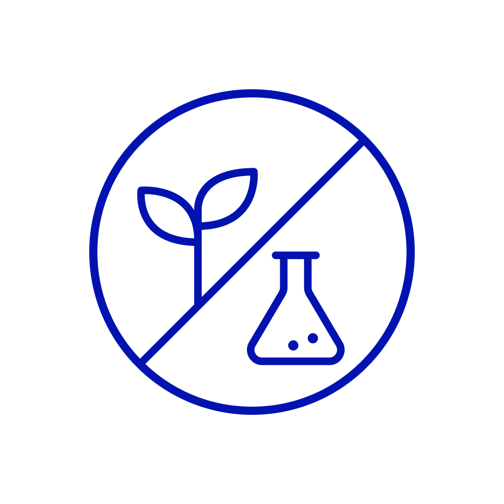 <p>KHÔNG dư lượng thuốc bảo vệ thực vật</p>